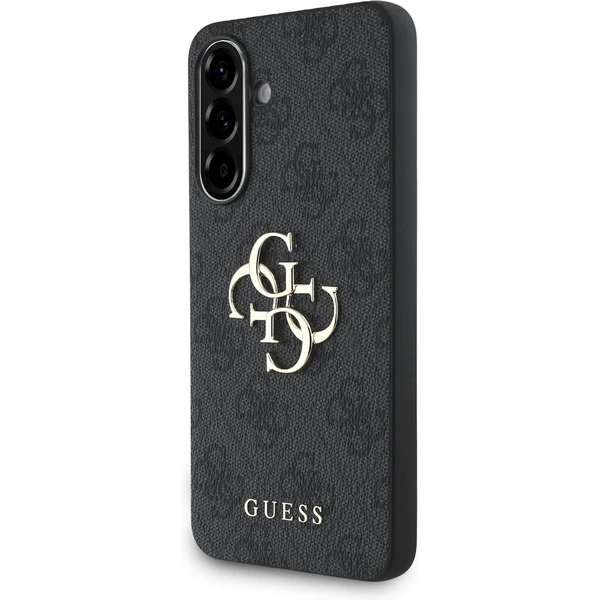 Guess PU 4G Metal Logo kryt Samsung Galaxy A36 sivý - Puzdra - Hlavný obrázok