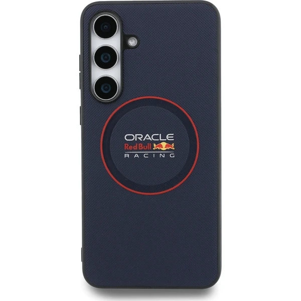 Red Bull PU Leather Red Ring MagSafe Zadný Kryt pre Samsung Galaxy S25 FE námorne modrej - Puzdra - Obrázok a0c6bd6eea9a4821b68b7de7edc6e02f