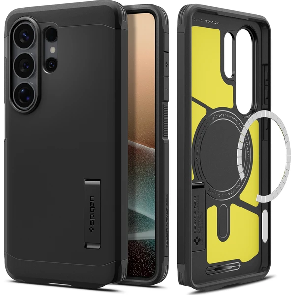 Spigen Tough Armor MagSafe kryt Samsung Galaxy S26 Ultra čierny - Puzdra - Hlavný obrázok