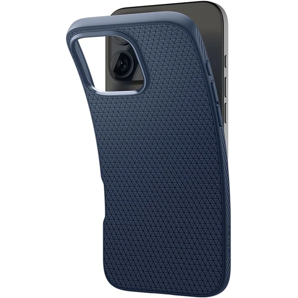 Spigen Liquid Air kryt iPhone 16 Pro Max navy blue - Puzdra - Obrázok a0ed467f0110442aa7dbc814ea930da5