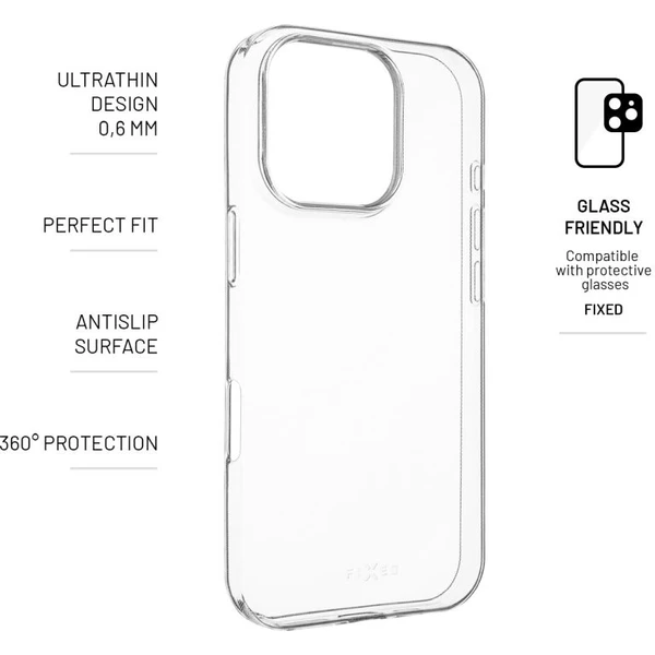 FIXED Story Slim TPU kryt Apple iPhone 16 Pro číry - Puzdra - Obrázok a0ffac723df64c67870f6ff6fa8c6233