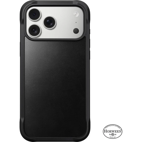 Nomad Rugged Leather Case (Horween) MagSafe kožený kryt iPhone 17 Pro Max Black - Puzdra - Obrázok a10d46d982154c9aa8836da38eb81f68