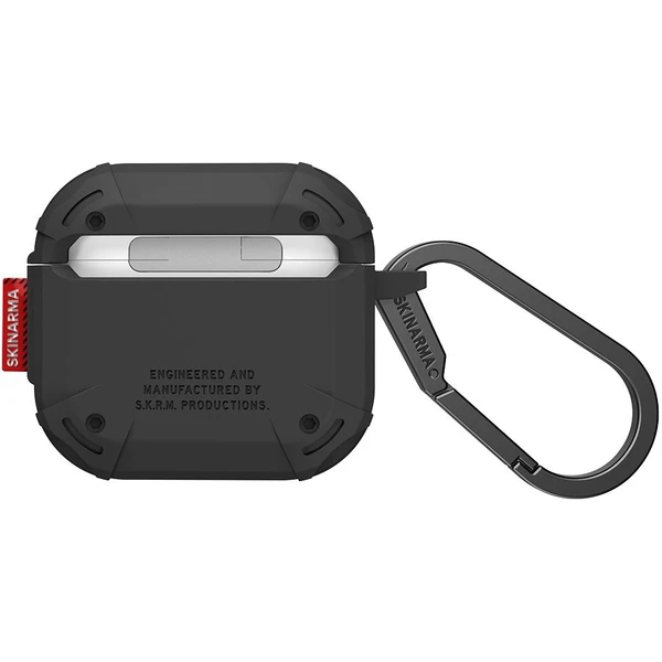 SKINARMA Mecha CE puzdro pre AirPods 4 čierne - Puzdra - Obrázok a10fd22432b74fd385cc6aa2f91098d6