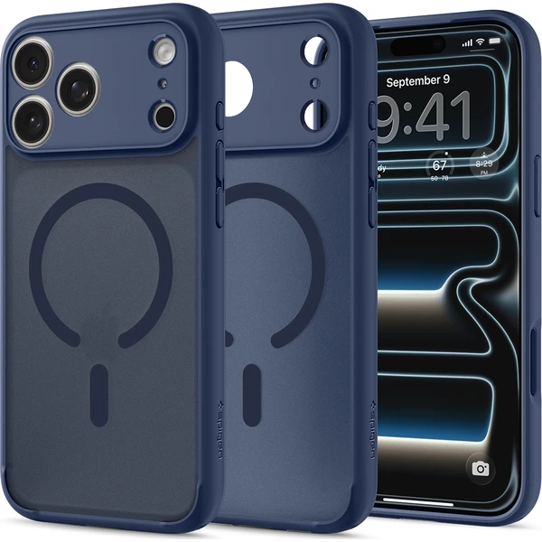 Spigen Ultra Hybrid MagSafe kryt iPhone 18 Pro/17 Pro frost deep blue - Puzdra - Obrázok a115598fa9434ed3bff3d59a0a490d83