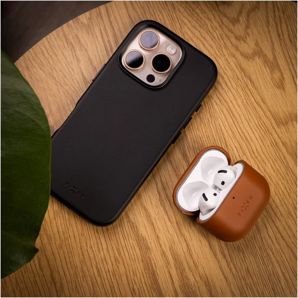 FIXED PodsLeather kožené púzdro pre Apple AirPods 4 hnedé - Puzdra - Obrázok a11d8549a65042d784dd7645e1dd789a