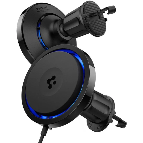 Spigen OneTap Pro 3 Cryomax Airvent Hook MagSafe držiak do auta s chladením, čierny - Držiaky - Obrázok a13704ea085a4722b3e495deb04108df