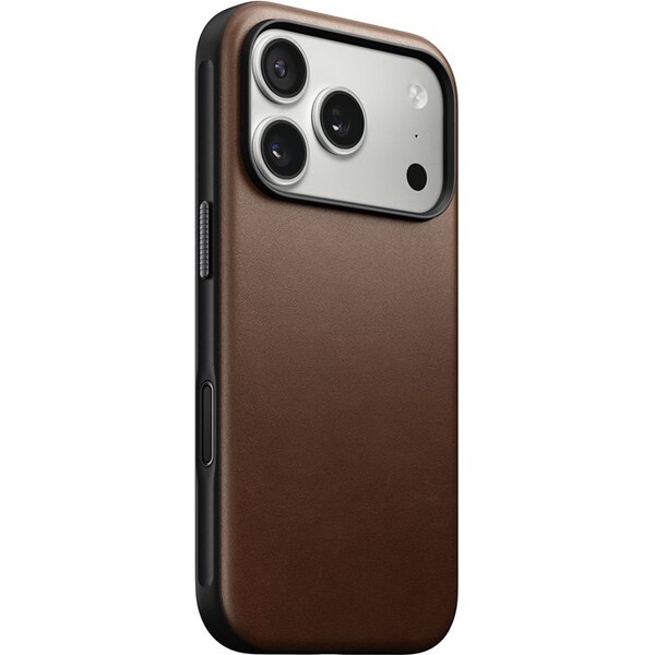 E-shop Nomad Modern Leather Case MagSafe kožený kryt iPhone 17 Pro Brown