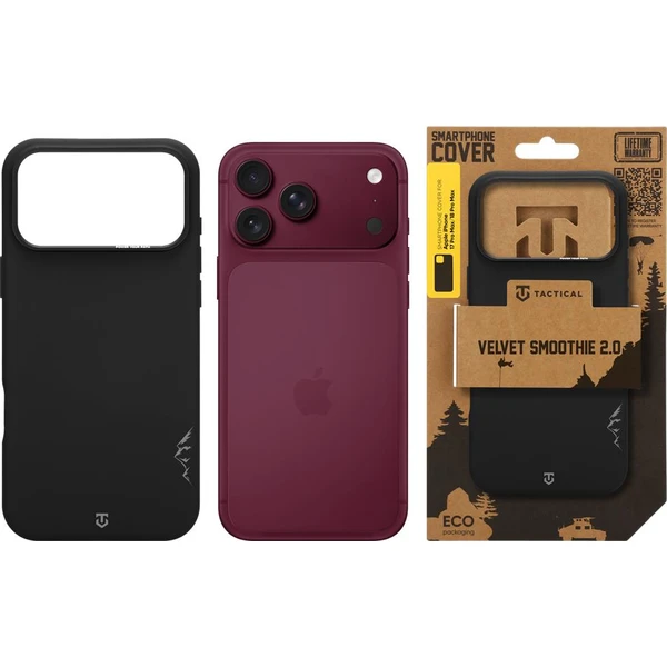 Tactical MagForce Velvet Smoothie 2.0 Kryt pre Apple iPhone 17 Pro Max/18 Pro Max Asphalt - Puzdra - Obrázok a17e00306dde404487efdfc65c5b207f
