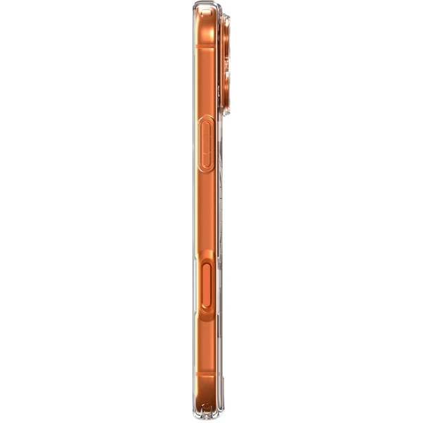 Spigen Ultra Hybrid MagSafe kryt iPhone 17 Pro Max clear orange - Puzdra - Obrázok a18e170cee2e4d53a92491f0d3b8fc4c