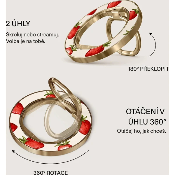Burga Magnetic Ring držák Freshly Picked zlatý - Držiaky - Obrázok a1e0c8af333f4ff49308d6fc66adea21