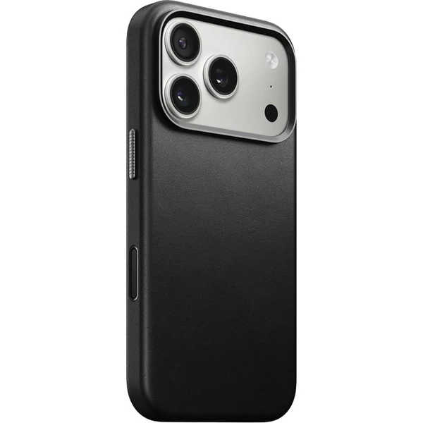 Nomad Traditional Leather Case MagSafe kožený kryt iPhone 17 Pro Black - Puzdra - Hlavný obrázok