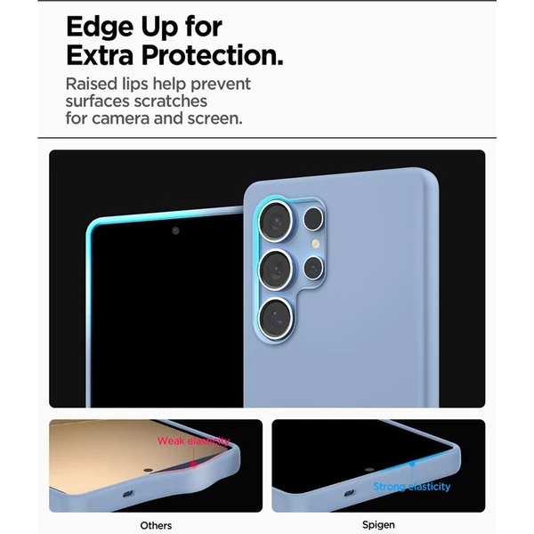 Spigen Silicone Fit MagSafe kryt Samsung Galaxy S25 Ultra zafírovo modrý - Puzdra - Obrázok a1f809618fa5451d94c42d42b156362d