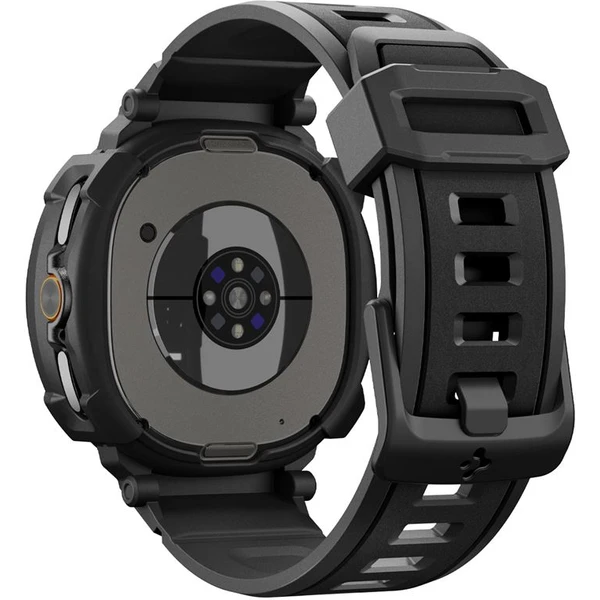 Spigen Rugged Armor Pre kryt s remienkom Galaxy Watch8 Classic (46mm) matne čierny - Puzdra - Obrázok a20304b8b4434f3a9f3b8b09693129af