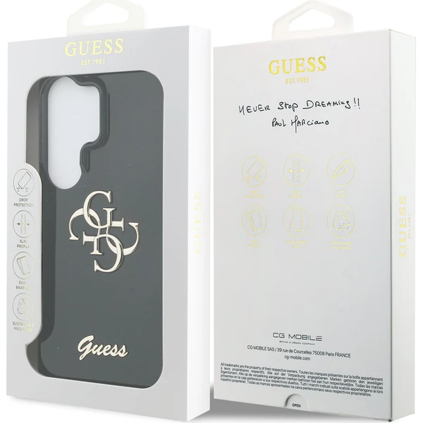 Guess IML 4G Script Metal Logo kryt Samsung Galaxy 26 Ultra čierny - Puzdra - Obrázok a2084eb7c12746d3b6166f366e31ccec