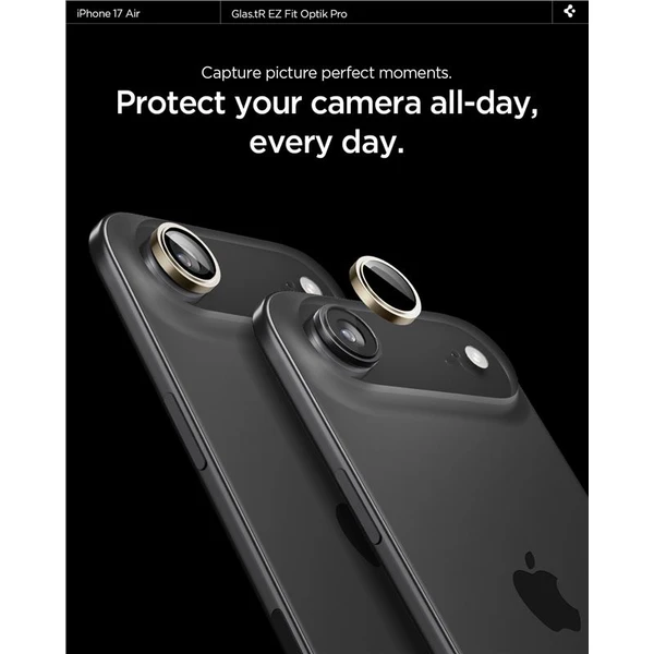 Spigen Glass TR EZ Fit Optik Pro skla iPhone Air gold (2 ks) - Ochranné fólie a sklo - Obrázok a2211842f3a94e22b415856ac7d214ab