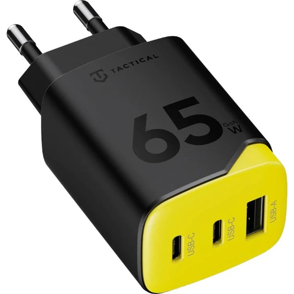 Tactical Minimi GaN 65W nabíjací adaptér (2xUSB-C, 1xUSB-A) čierny - Nabíjačky - Obrázok a2231bac3a584a12959830b00a55064e