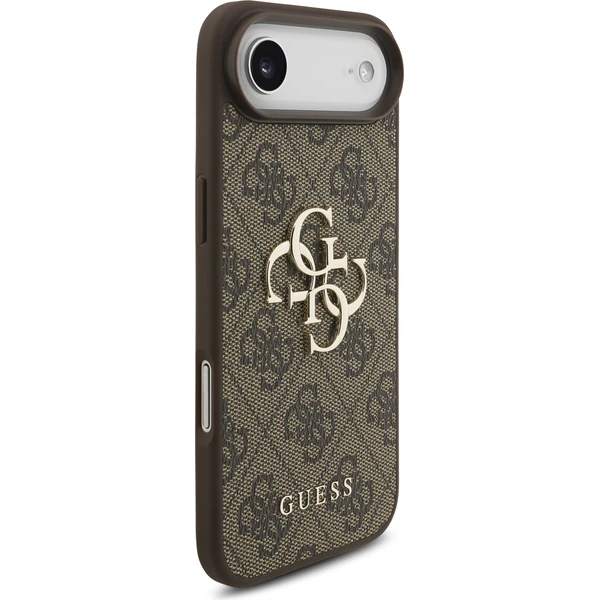 Guess PU 4G Metal Logo kryt iPhone Air hnedý - Puzdra - Obrázok a22720fa08a1498caf90ab2cb36a6487