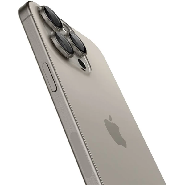 Spigen Glass tR EZ Fit Optik Pro sklá iPhone 17-14 Pro/17-14 Pro Max nature titanium (2 ks) - Ochranné fólie a sklo - Obrázok a2494560682546dba2b600cb2b484752