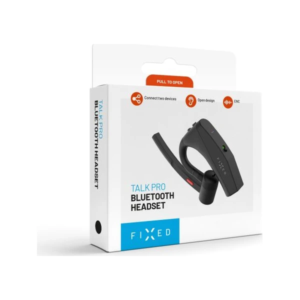 FIXED Talk Pro Bluetooth headset s ENC a otvorenou konštrukciou, čierny - Handsfree - Obrázok a24dec0918324dfaa36ccb3157fe2862