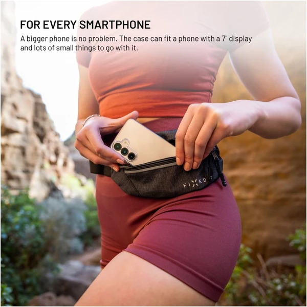 FIXED Sportbelt športová ľadvinka šedá - Ľadvinky - Obrázok a2532c00cfd14cbda6db21493100212d
