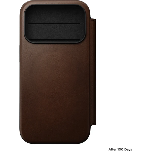 Nomad Modern Leather Folio MagSafe kožené puzdro iPhone 18 Pro Brown - Puzdra - Obrázok a26351bc5ef24fb9a7f8be2df4453446