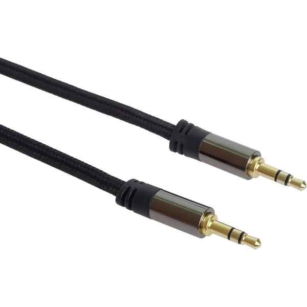 PremiumCord HQ 3,5mm/3,5mm kábel 1,5m čierny - Káble a redukcie - Obrázok a26870ff68e3477a99a88d5b29b7e9fa