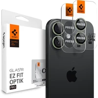 Spigen Glass TR EZ Fit Optik Pro skla iPhone 17 green (2 ks) - Ochranné fólie a sklo
