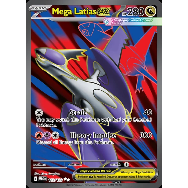 Mega Latias ex (MEG 163) - Mega Evolution [Holo] - Kusové karty - Hlavný obrázok