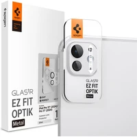 Spigen Glass TR EZ Fit Optik Metal sklo na fotoaparát iPad Pro 13" 2025/ iPad Pro 11" 2025 strieborn - Ochranné fólie a sklo