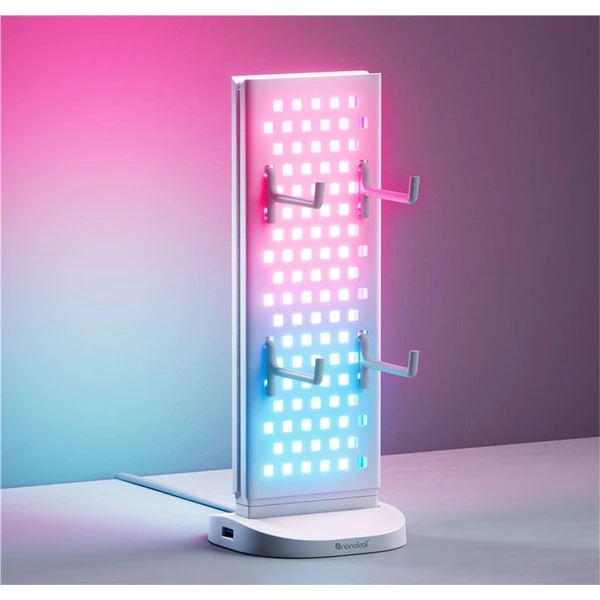 Nanoleaf Pegboard Desk Dock stolová dokovacia stanica biela - Inteligentné osvetlenie - Obrázok a2b736577eb24573815bbfe28be7acae