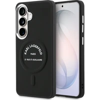 Karl Lagerfeld PU RSG Logo Magnetický kryt Samsung Galaxy S26+ čierny - Puzdra