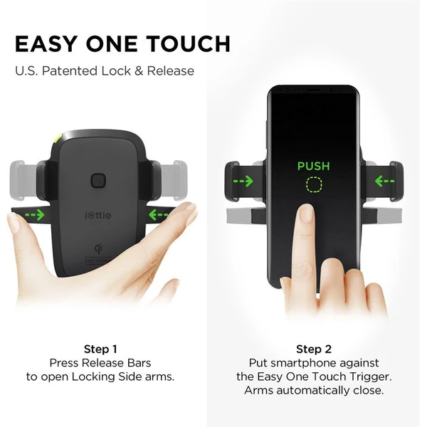 iOttie Easy One Touch 4 držiak s Qi Wireless bezdrôtovým nabíjaním čierny - Držiaky - Obrázok a2e6c67fd258499aaeed0d1915a767a9