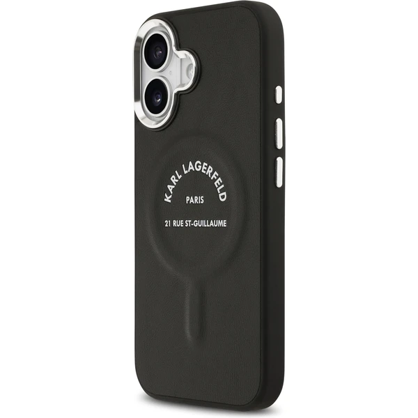 Karl Lagerfeld PU RSG Logo MagSafe kryt iPhone 17 čierny - Puzdra - Obrázok a2f858a7adea4bf88ef915ab75e70557
