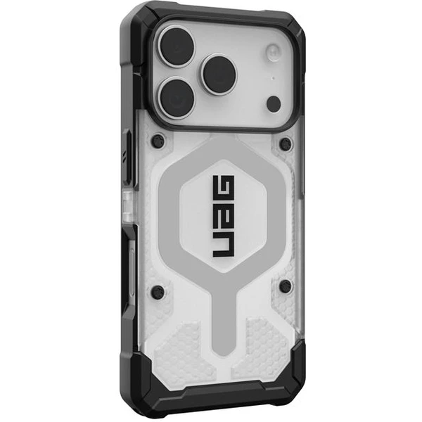 UAG Pathfinder Clear Magsafe kryt iPhone 17 Pro číry/strieborný - Puzdra - Obrázok a2fc454516804e739647b4632d202c7a