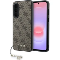 Guess 4G Charm kryt Samsung Galaxy A37 hnedý - Puzdra