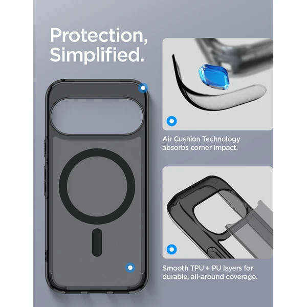 Spigen Ultra Hybrid MagSafe, frost black - Google Pixel 11 - Puzdra - Obrázok a3574cb63ca04ef7a308e928d57bef4f