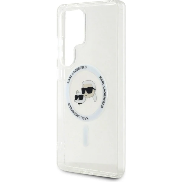 Karl Lagerfeld IML K&CH Heads MagSafe kryt Samsung Galaxy S25 Ultra číry - Puzdra - Obrázok a36893eac5054d24a38a4ad0515886e3