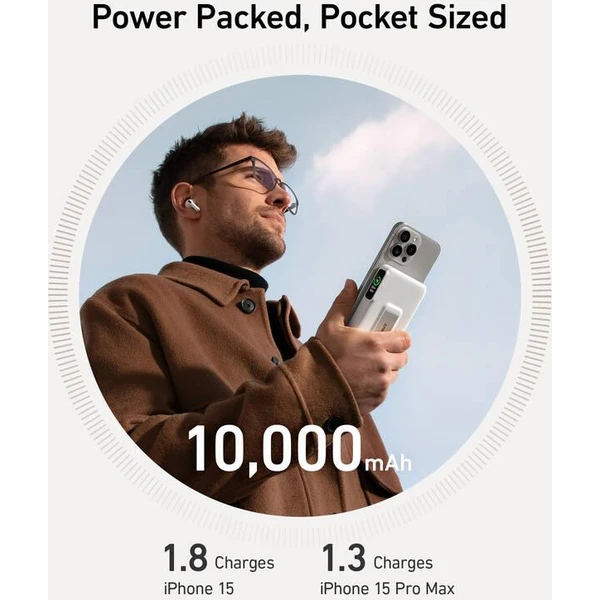 Anker MagGo Qi2/MagSafe powerbanka (10000mAh) 27W biela - Powerbanky - Obrázok a3878d903ac24d01bbb87fb35507a7f7