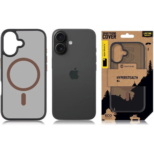 Tactical MagForce Hyperstealth 2.0 Kryt pre iPhone 16 Black/Moucha Moose - Puzdra - Obrázok a38804757b394f009e965549ffdb7c67