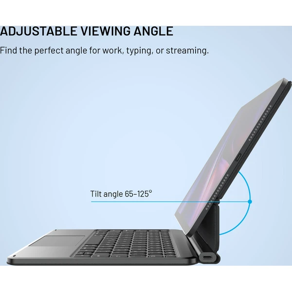 FIXED Typee Alu pouzdro s bezdrátovou klávesnicí iPad Pro 11" (18-22)/iPad Air (20-26), CZ, černé - Puzdra s klávesnicou - Obrázok a3b987dd36084bca95d802445459ad06