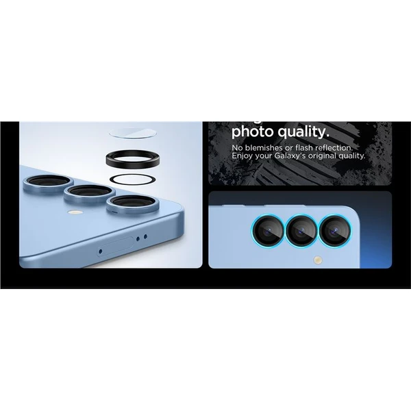 Spigen Glass TR EZ Fit Optik Pre HD sklá na fotoaparát Samsung Galaxy S25+ čierna (2 ks) - Ochranné fólie a sklo - Obrázok a3c458d1b4e74be190e3f22c320885bb