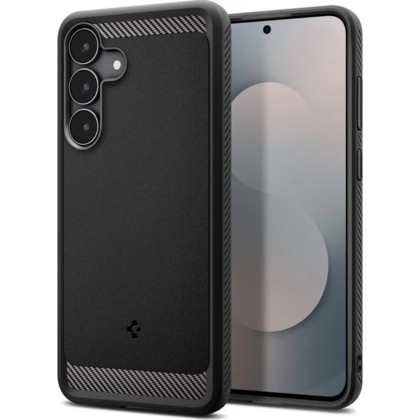 Spigen Rugged Armor kryt Samsung Samsung Galaxy S25 FE matne čierny - Puzdra - Hlavný obrázok