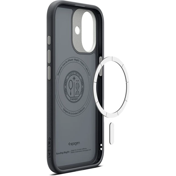 Spigen Nano Pop MagSafe kryt iPhone 17 black sezam - Puzdra - Obrázok a404a7be35254d56b2672fa883eb01d2
