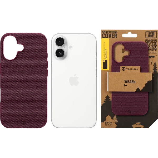 Tactical MagForce WEARe Kryt pre Apple iPhone 17 Burgundy - Puzdra - Obrázok a4145fc11d7a4826b8a6616f2585bb80