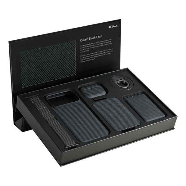 Pitaka Gift Box prémiový darčekový balíček pre iPhone 17 Pro Max Classic Black Collection - Puzdra - Hlavný obrázok