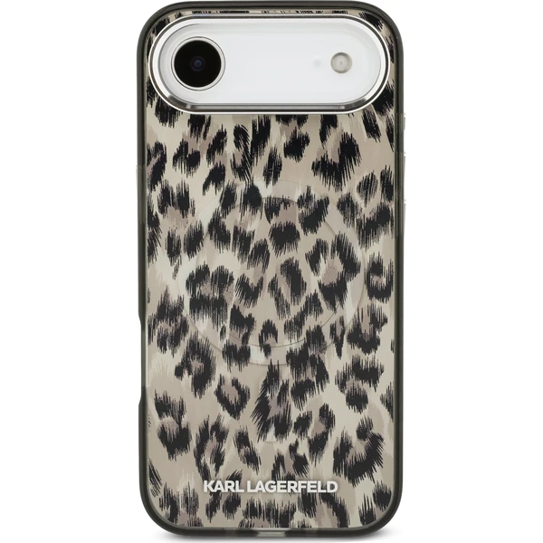 Karl Lagerfeld IML Leopard MagSafe Zadný Kryt pre iPhone Air hnedý - Puzdra - Obrázok a41dcde7fe0b46e18c03c5d42dd0cbf0