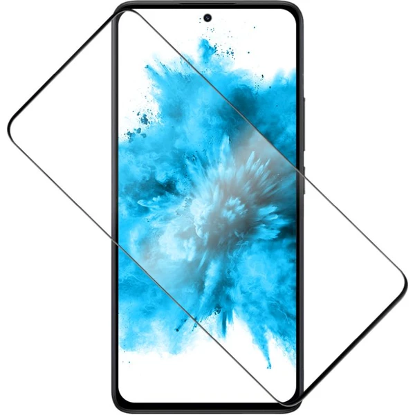 FIXED 2,5D Full-Cover ochranné sklo Xiaomi Redmi Note 14 5G/Poco M7 Pro 5G čierne - Ochranné fólie a sklo - Hlavný obrázok