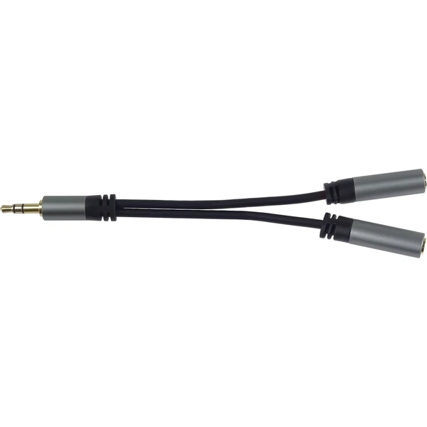 PremiumCord HQ 3,5mm/2x 3,5mm redukcia 0,15m čierna - Káble a redukcie - Obrázok a473a55d00af4c718b36fee7ada092a8