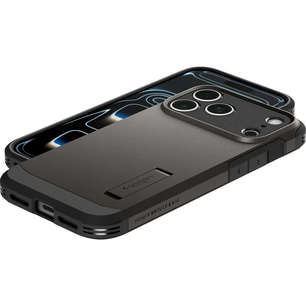 Spigen Tough Armor T MagSafe kryt iPhone 18 Pro/17 Pro gunmetal - Puzdra - Obrázok a473aec1f7034cefa2e404eaec5e25ef