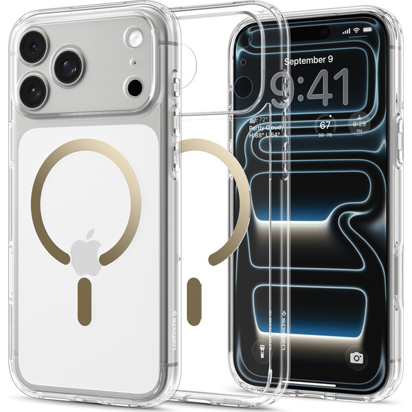 Spigen Ultra Hybrid MagSafe kryt iPhone 18 Pro Max/17 Pro Max priehľadné zlato - Puzdra - Obrázok a47cd5b83daa4533ad96dd1971b19525